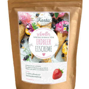 Backmischung Erdbeere Eiscreme Kosta
