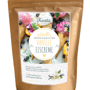 Backmischung Vanille Eiscreme Kosta