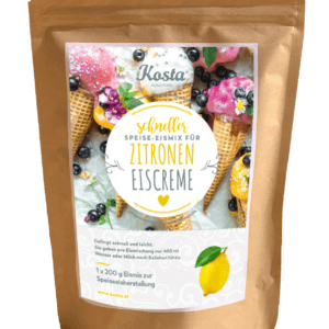 Backmischung Zitronen Eiscreme