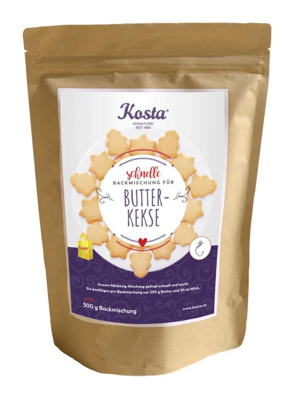 Backmischung Butter Kekse von der Konditorei Kosta