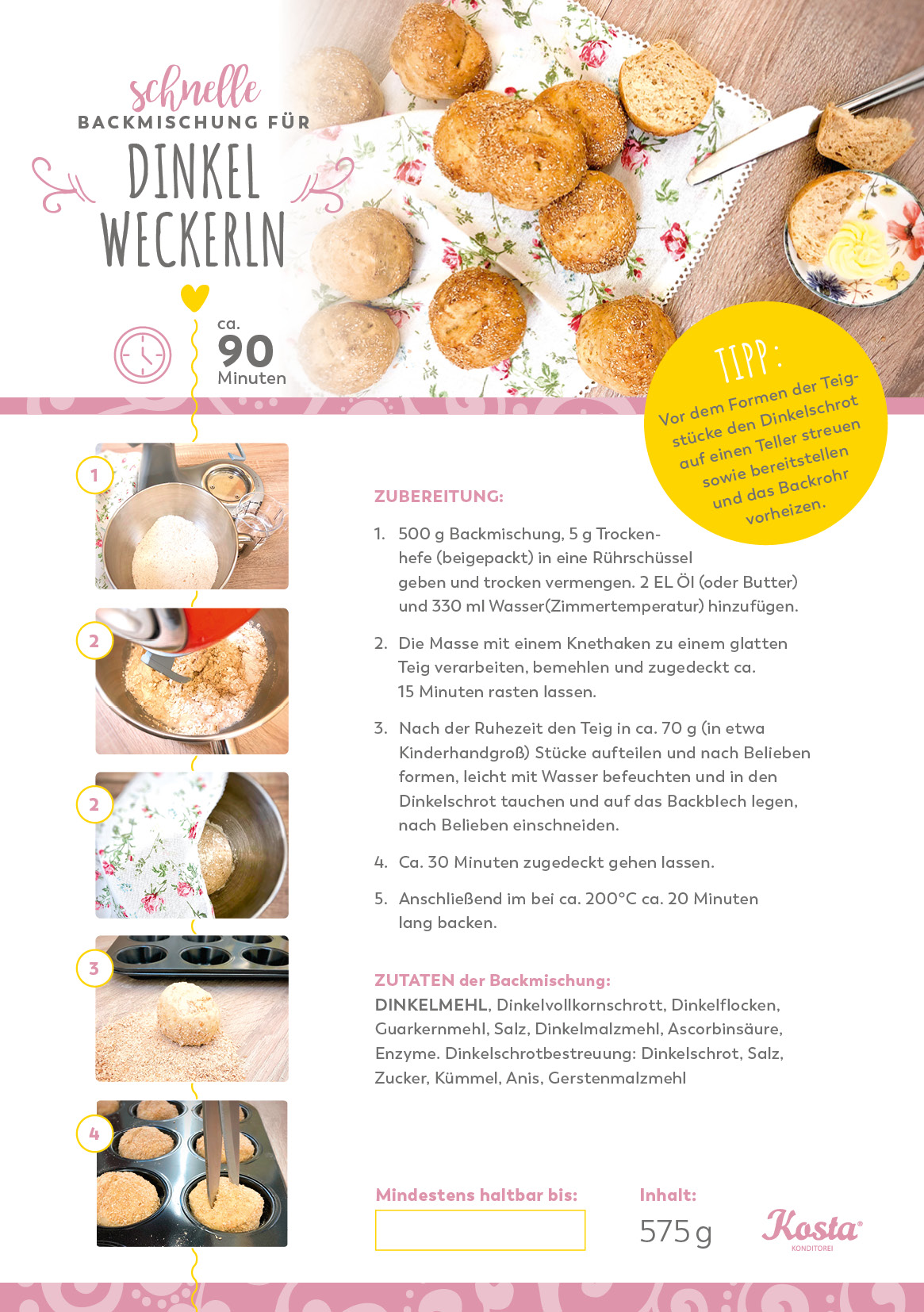 2020-Backmischung-Dinkelweckerl-148x210mm2 Rezept Anleitung Dinkel Weckerln