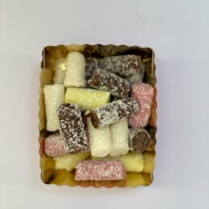 Kokosstangen für den Keksteller