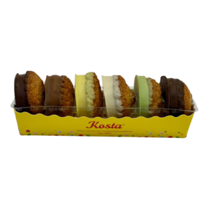Kosta Kokoskuppeln Mini für den Keksteller sortiert