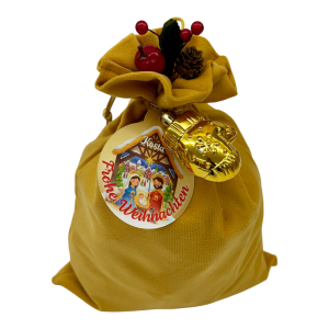 Weihnachtssackerl Köstlich & Handgemacht 740g (Samt Gold)