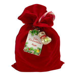 Weihnachtssackerl Köstlich & Handgemacht 740g (roter Samt)